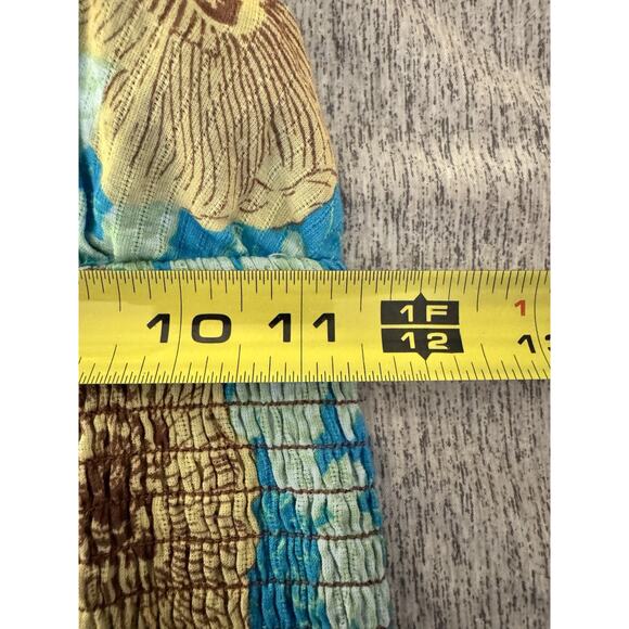 Free People Adriel Dress Floral Tiered Cami Smocked Boho Prairie Hawaiian NWT XS - Picture 8 of 10